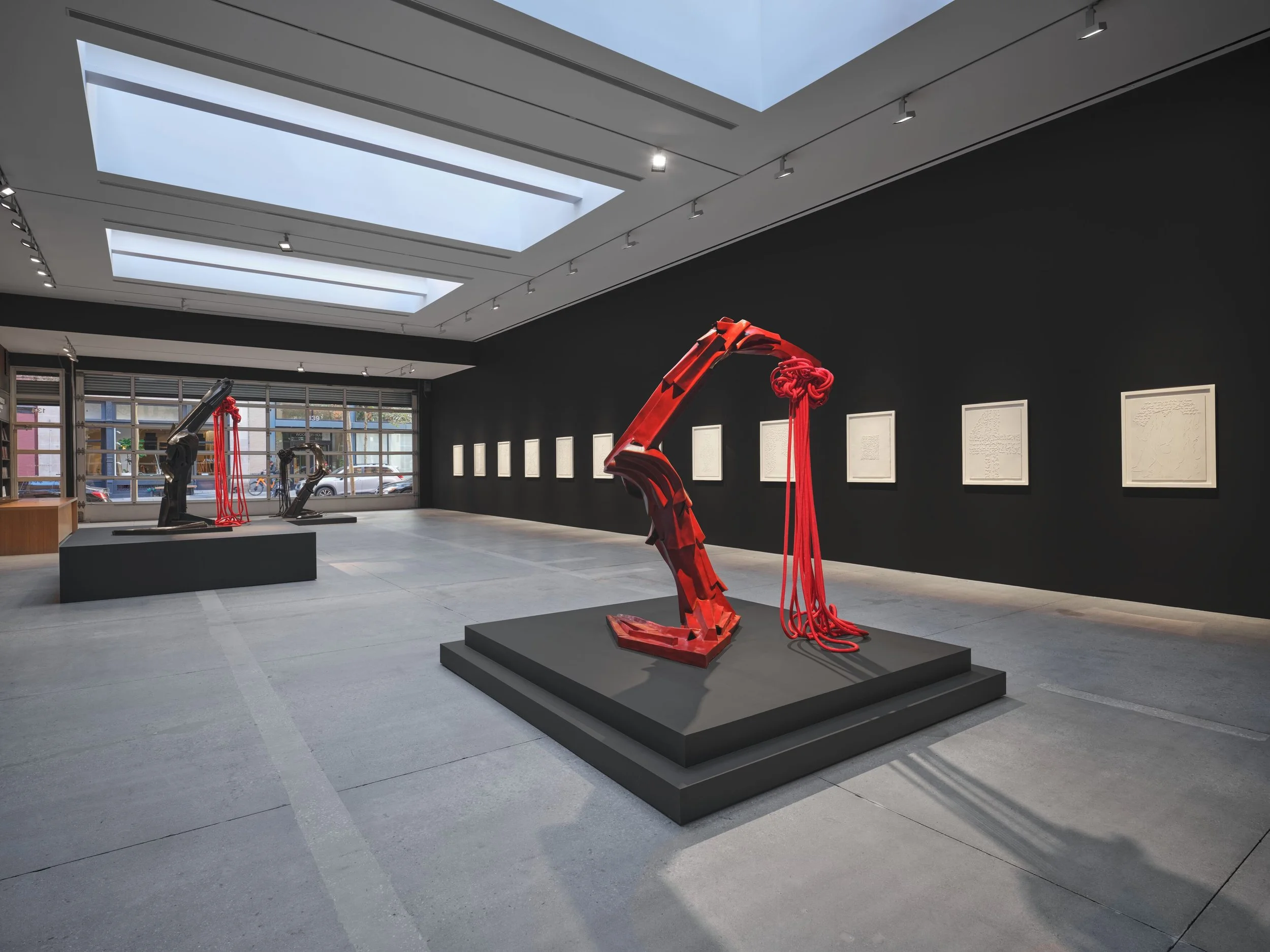 Barbara Chase-Riboud. The Three Josephines Installation View, Photo: Thomas Barratt