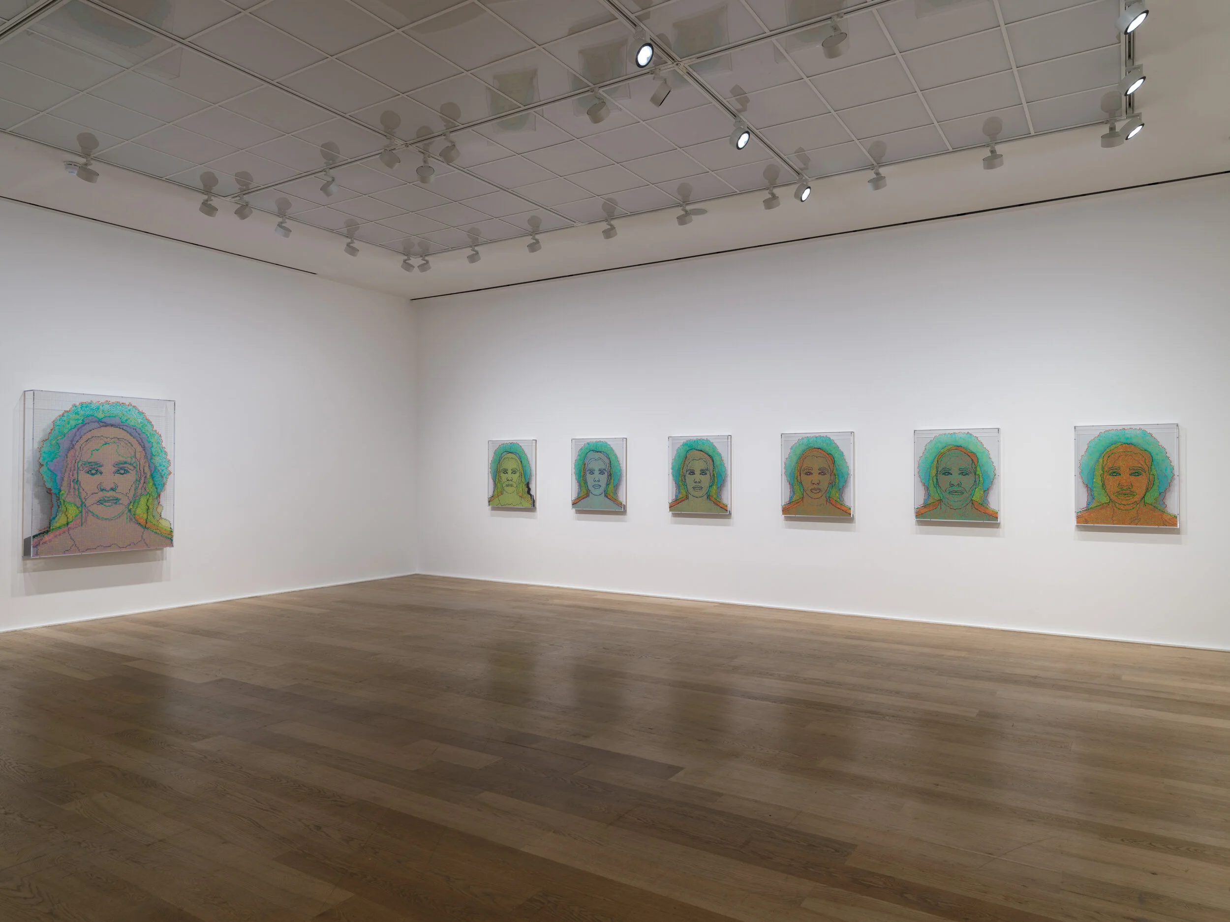 Charles Gaines Multiples of Nature, Trees and Faces Hauser & Wirth London © Charles Gaines | Courtesy: Hauser & Wirth Installation View: V21 Artspace Virtual Exhibition | Virtual Gallery