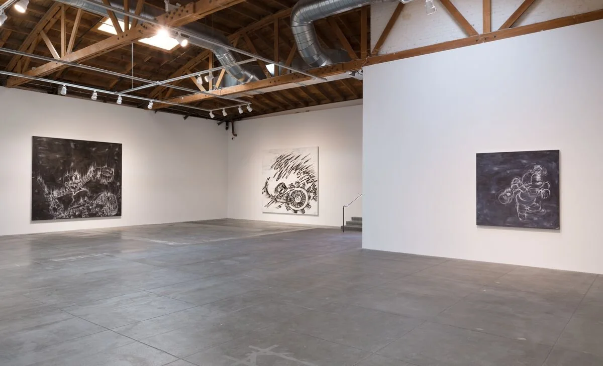 Gary Simmons. Remembering Tomorrow Hauser & Wirth Los Angeles Installation View, Photo: Jeff McLane