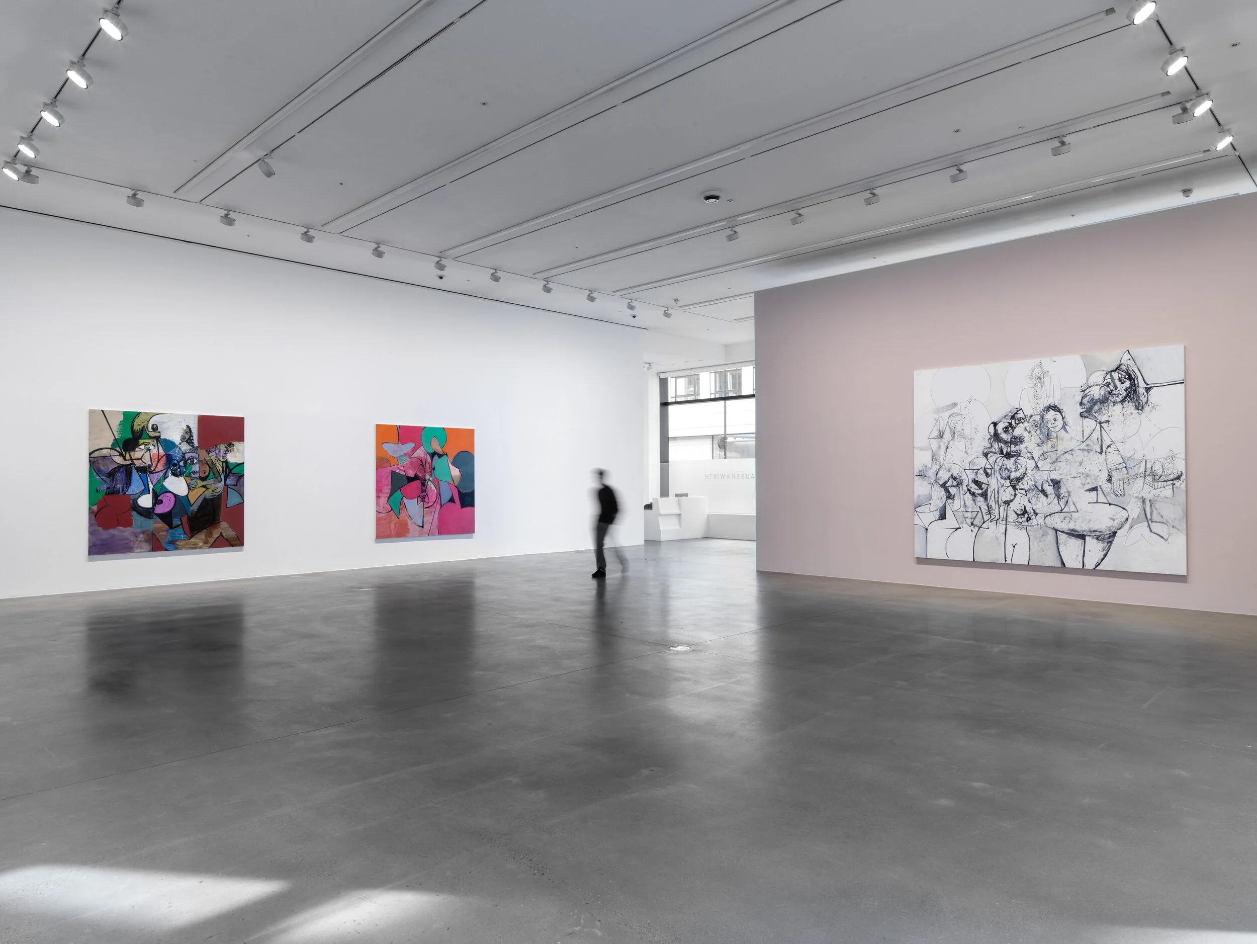 George Condo. Ideals of the Unfound Truth Hauser & Wirth London Installation View, Photo: V21 Artspace © George Condo, Courtesy: Hauser & Wirth Virtual Exhibition Tour