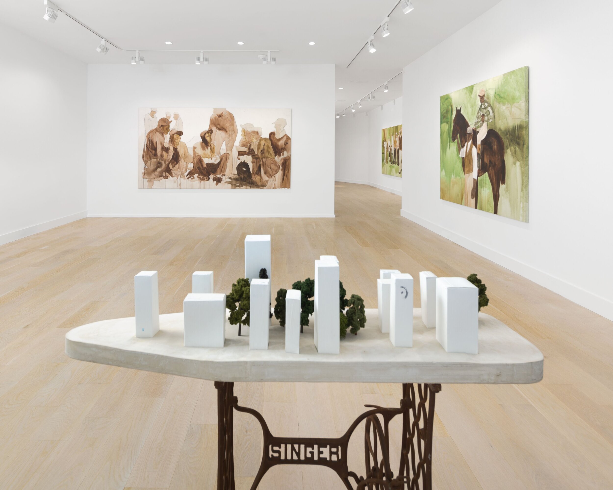 Henry Taylor Disappeared, but a tiger showed up, later Hauser & Wirth Southampton Installation View Photo: Lance Brewer Virtual Exhibition | Virtual Gallery