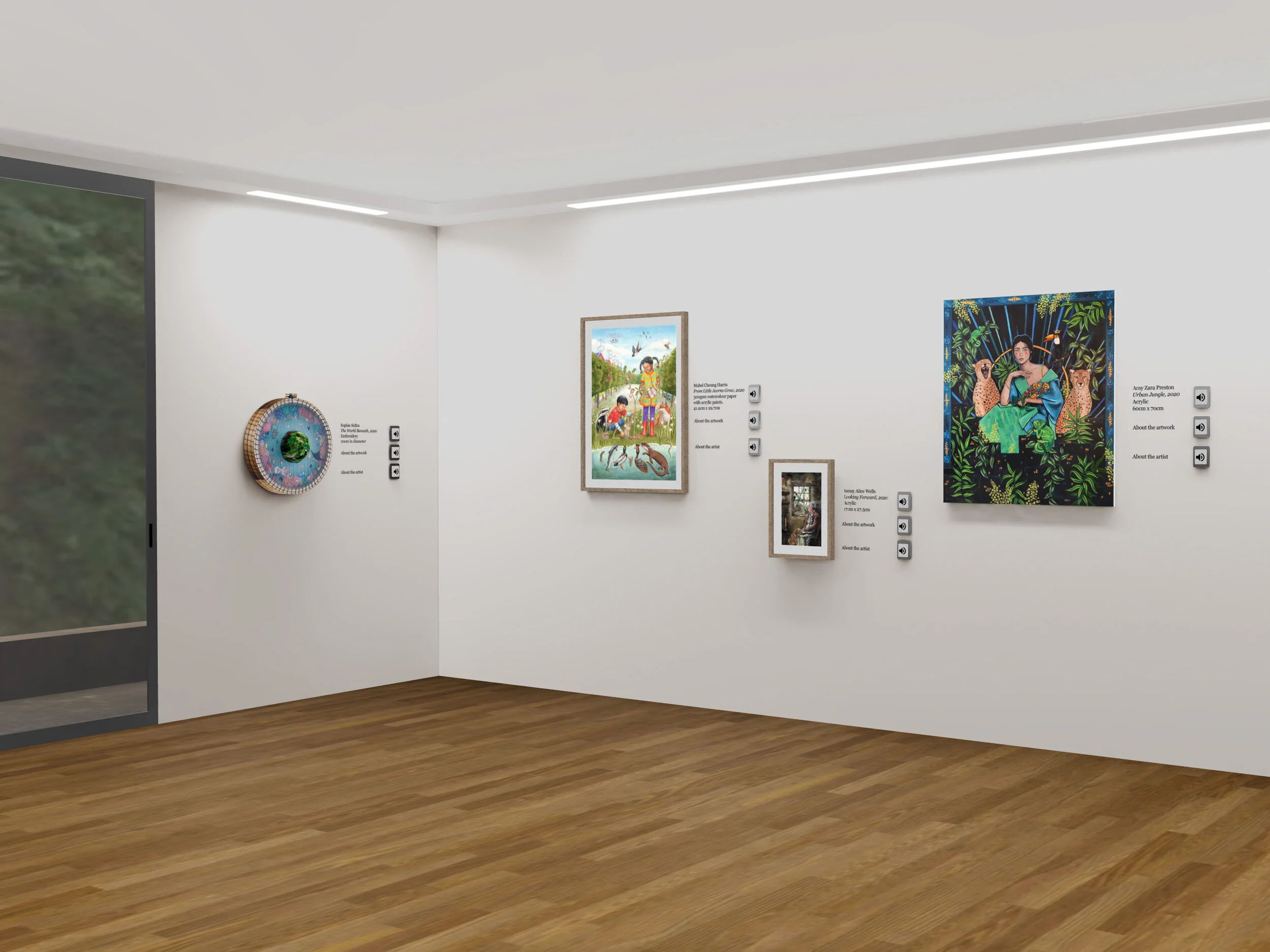 Just Imagine WWF-UK Virtual Exhibition View Photo: V21 Artspace Virtual Exhibition | Virtual Gallery