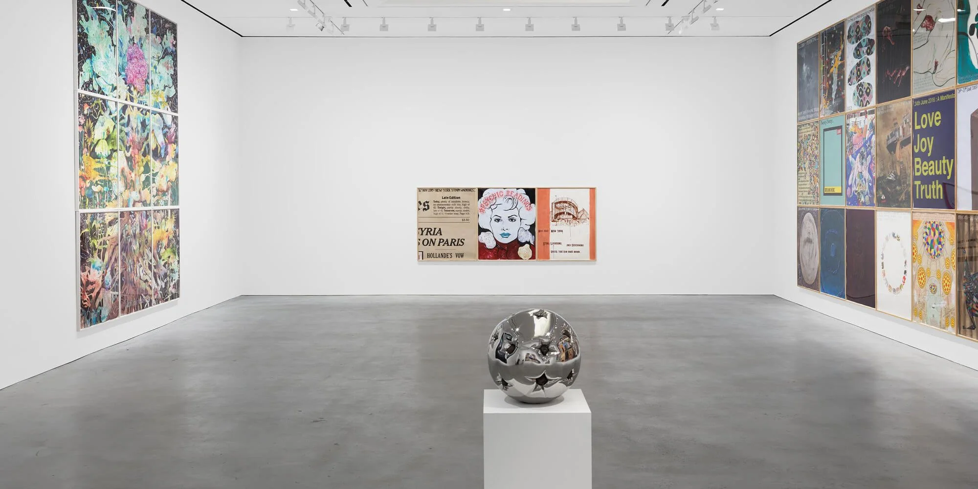 Keith Tyson. Drawings & Paintings Hauser & Wirth New York (22nd Street) Installation View, Photo: Thomas Barratt