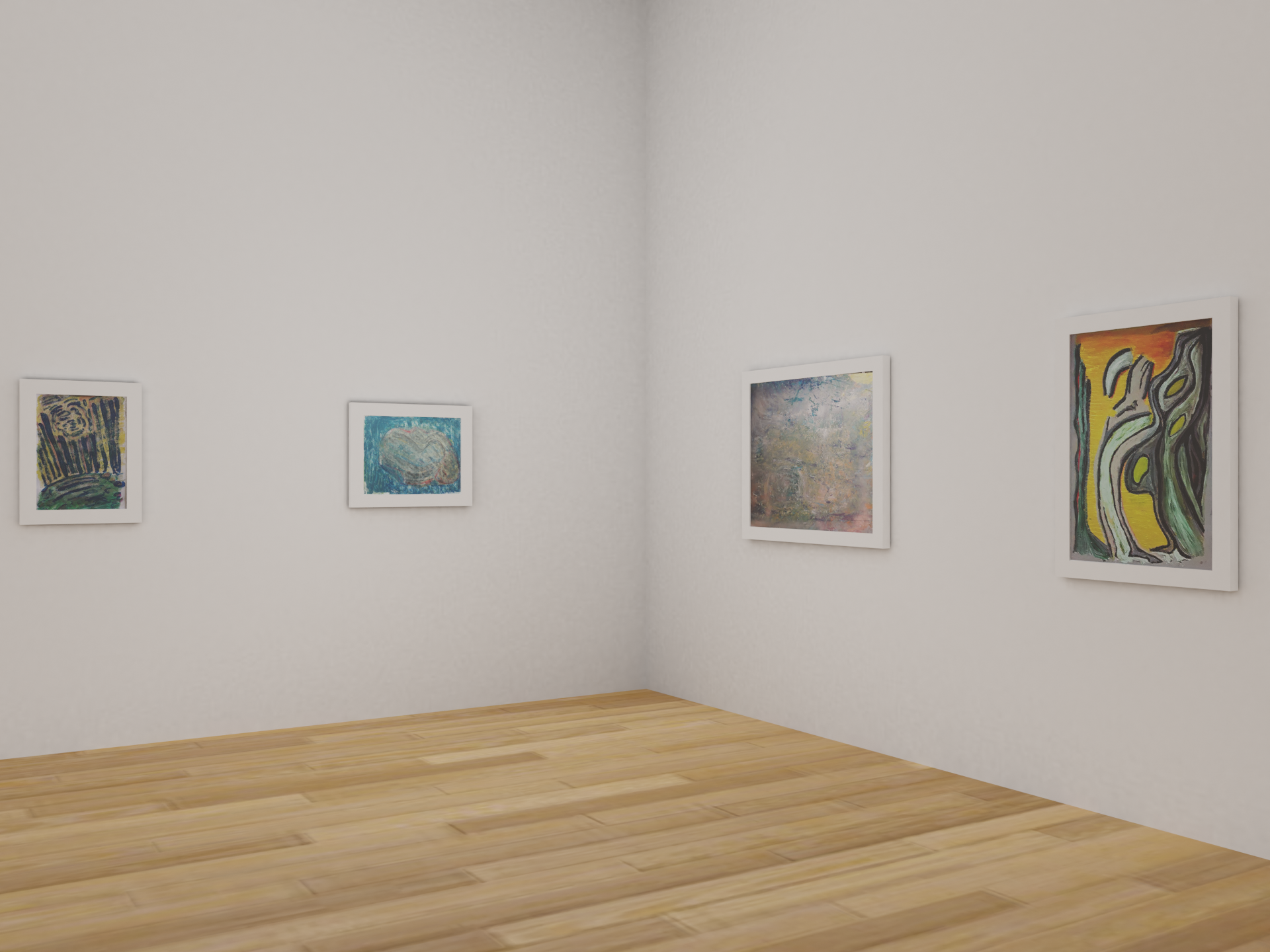 Lock Down : Open Up | Abstract Art in the Pandemic Brick Wall Virtual Gallery | Michael Hill Art