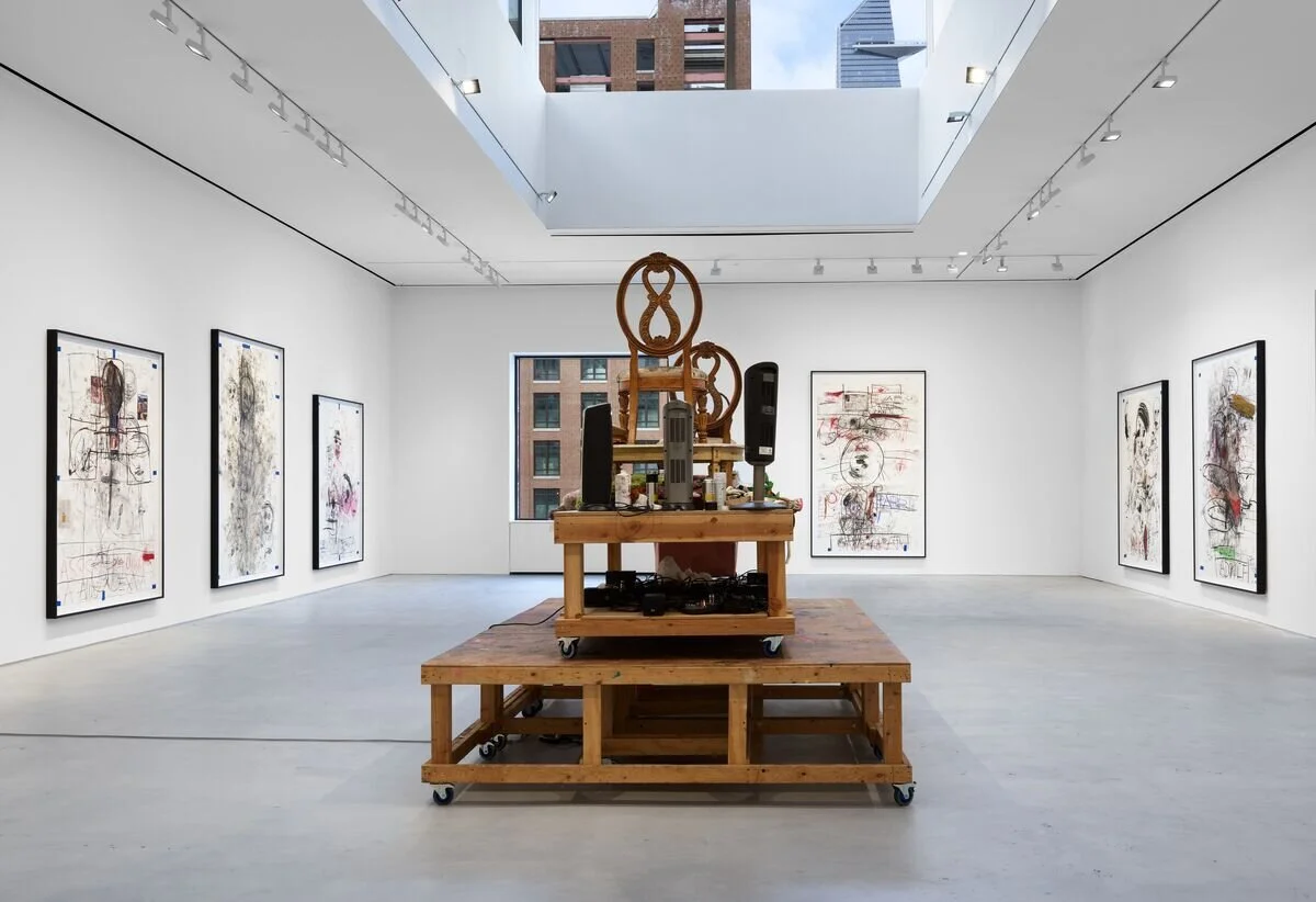 Paul McCarthy A&E Sessions – Drawing and Painting Hauser & Wirth New York, 22nd Street © Paul McCarthy, Courtesy: Hauser & Wirth Installation View: Thomas Barratt Virtual Exhibition | Virtual Gallery