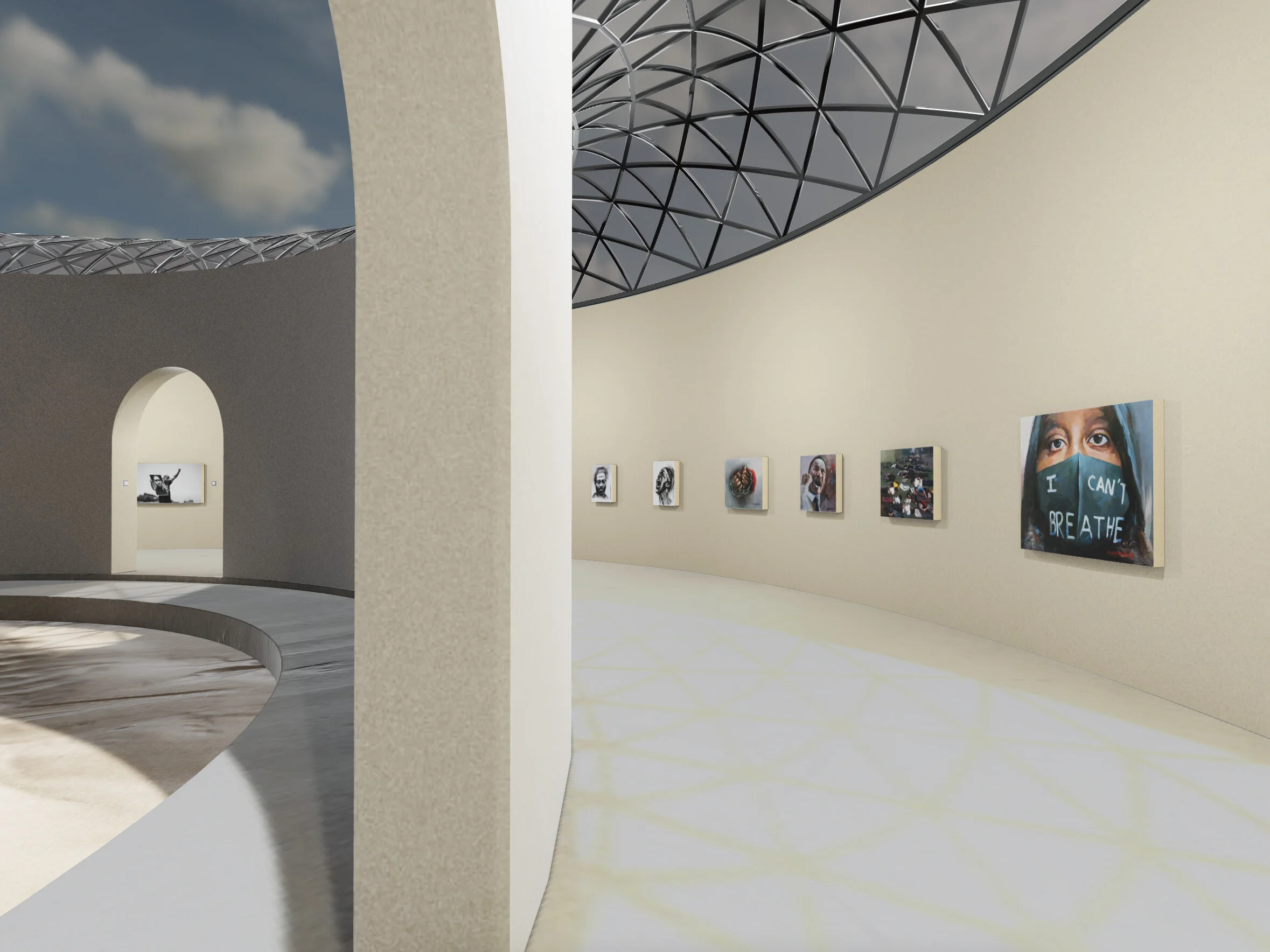 The Black Story Gallery Cosmos © The Artists | Courtesy: Gallery Cosmos Installation View: V21 Artspace Virtual Exhibition | Virtual Gallery