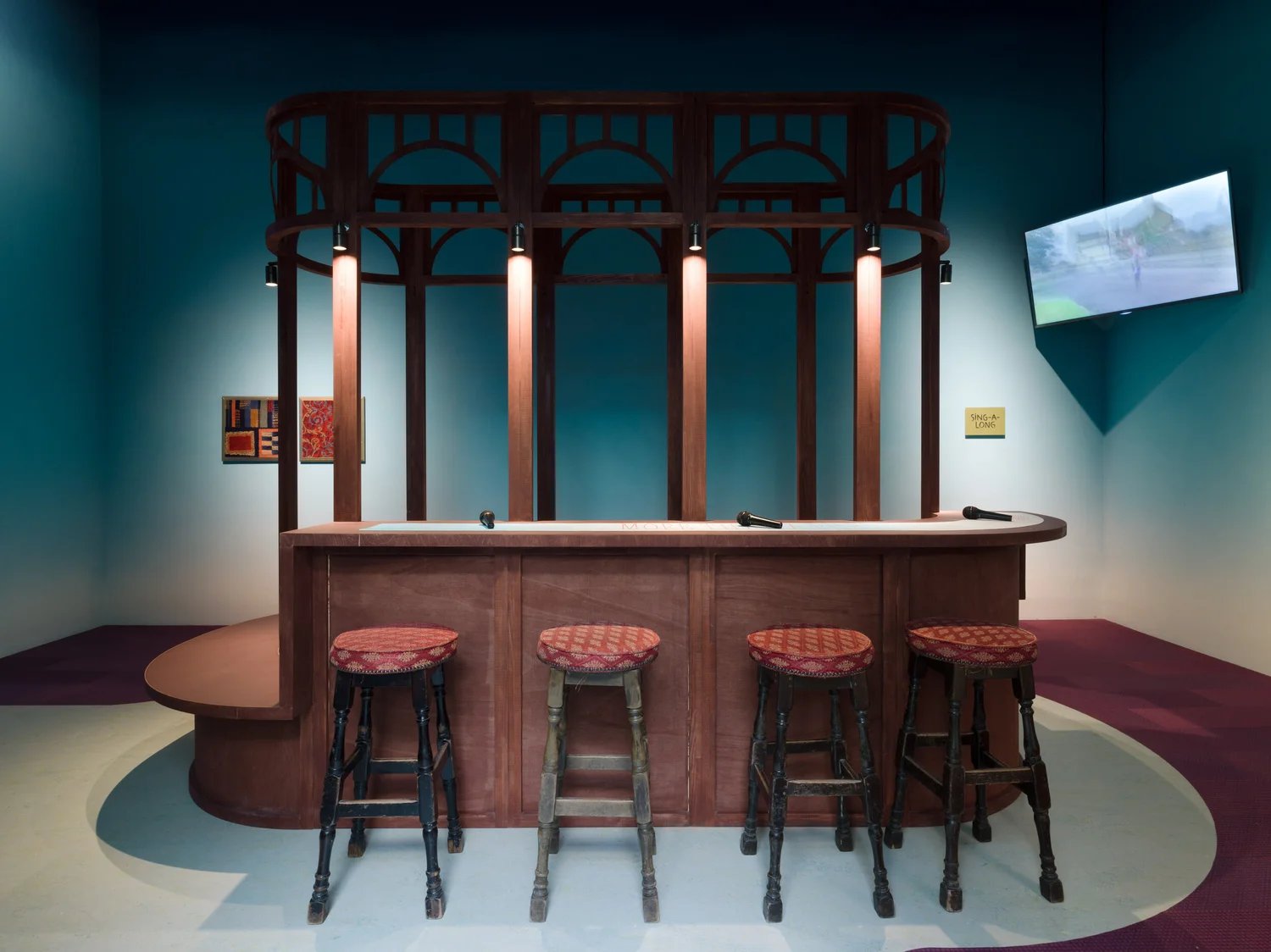 The Garden of Privatised Delights British Pavilion for the 17th International Architecture Exhibition - La Biennale di Venezia Installation View, Photo: V21 Artspace Commissioned by the British CouncilCurated by Madeleine Kessler and Manijeh Verghese: Unscene Architecture